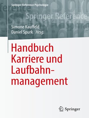 cover image of Handbuch Karriere und Laufbahnmanagement